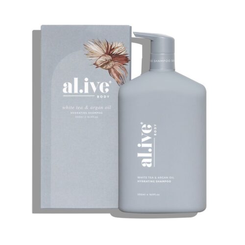 al.ive Hair – Shampoo & Conditioner Duo, White Tea & Argan Oil (Australian Made)