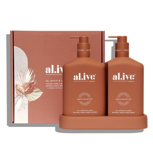 al.ive Body – Hand & Body Duo – Fig, Apricot & Sage (Australian Made)