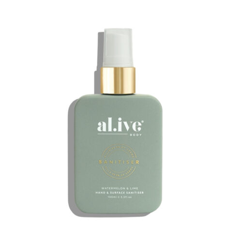 al.ive Body – Hand & Surface Santiser Spray -Watermelon & Lime (Australian Made)