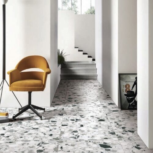 DIANA COLD TERRAZZO LOOK