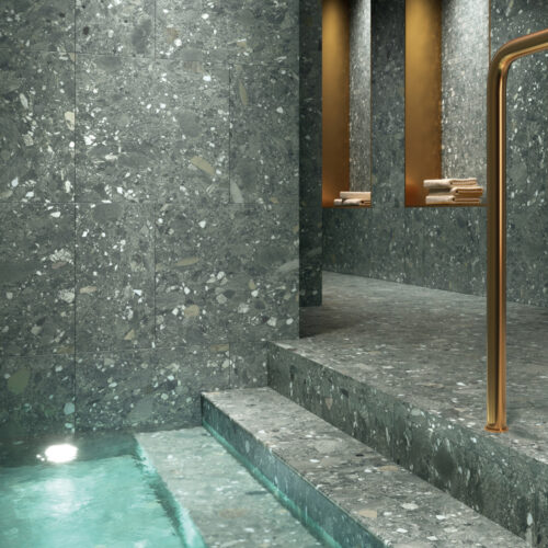 CEPPO VERDE GREEN TERRAZZO (Italian)