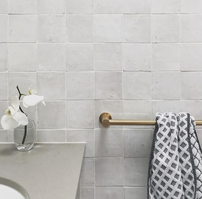 ZELLIGE HANDMADE (Moroccan) WARM WHITE - Luscombe Tiles