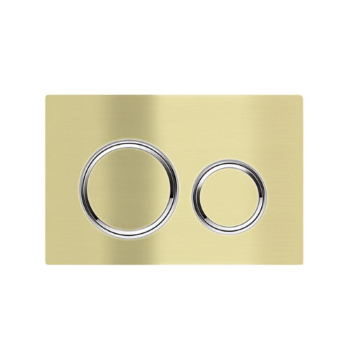 Meir Sigma 21 Dual Flush Plates for Geberit – PVD Tiger Bronze