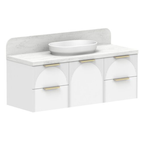 ARCHIE DOOR & DRAWER, 1350MM CENTRE BOWL VANITY