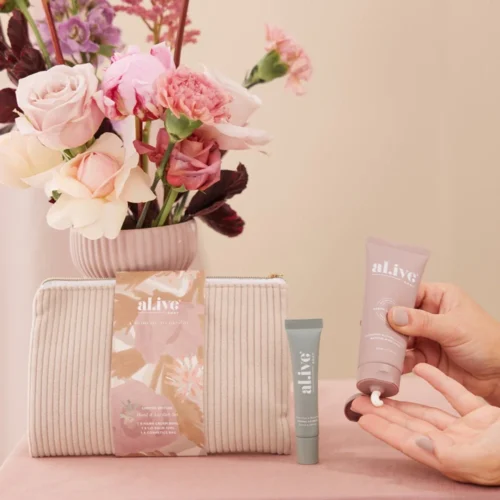 al.ive – A Moment in Bloom – Hand & Lip Gift Set $38.00