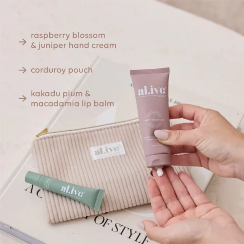 al.ive – A Moment in Bloom – Hand & Lip Gift Set $38.00