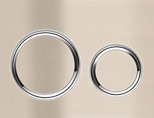 Meir Sigma 21 Dual Flush Plates for Geberit – Champagne